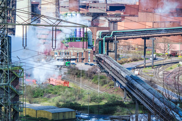 Industry cokery and steel plant