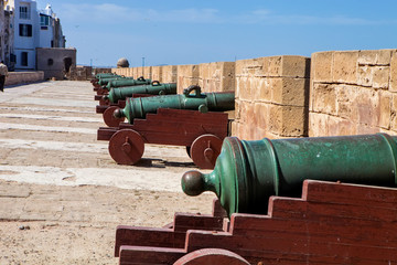 old cannon in Fort Essaouira, Morocco