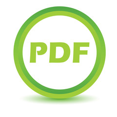 Green pdf icon