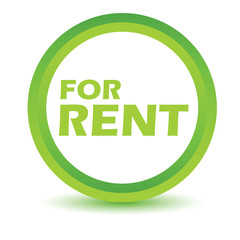 Green rent icon