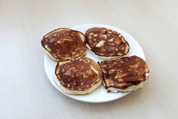 Homemade pancakes