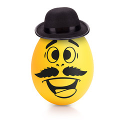 Emotion concept isolated on white