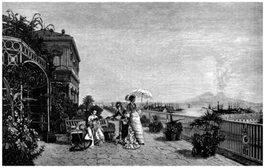 Naples - Napoli - A View 19th century