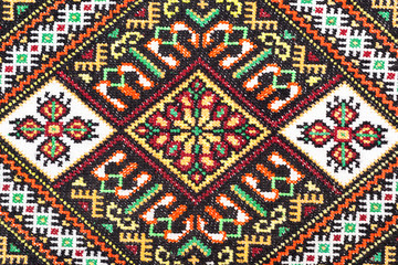 embroidered good by cross-stitch pattern