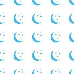 Obraz premium Unique Moon seamless pattern