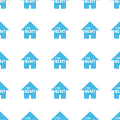 Unique For rent seamless pattern