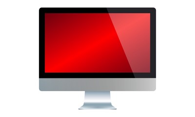 Computer high fidelity vector mockup