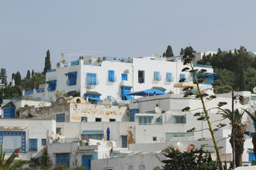 Fototapeta na wymiar Sidi-Bu-Said. La Gulett, Tunisia