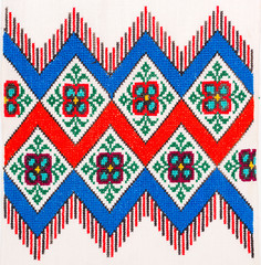 embroidered good by cross-stitch pattern