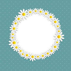 Flora Daisyl Design Vector Illustartion