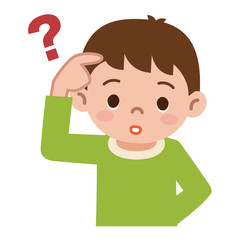 考える男の子