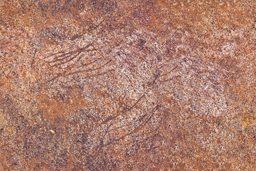 Rusty metal plate seamless pattern