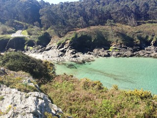 Obraz premium Costa de Mera, A Coruña 