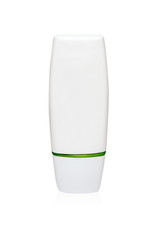 White tube mock-up for cream packaging collection (green color)