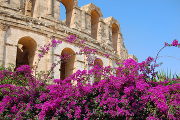 Obraz premium Tunisia amphitheater