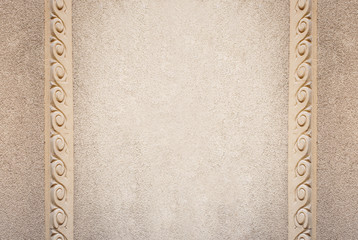 Beautiful architectural frame, wall texture