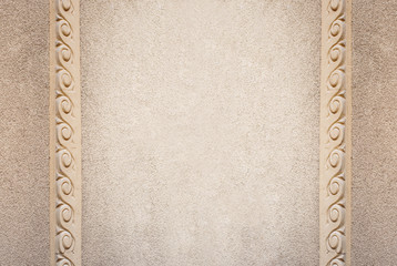 Beautiful architectural frame, wall texture