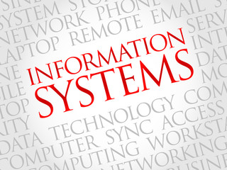 Information Systems word cloud concept