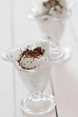 glass of ice cream