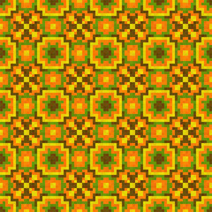 Bright orange seamless pattern