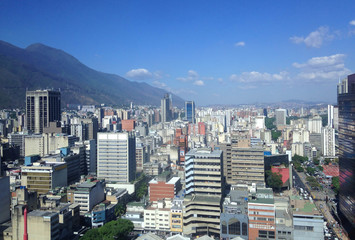 Fototapeta na wymiar Caracas skyline