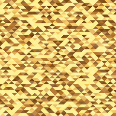 Geometric golden background.