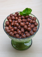 Chocolate cereal balls