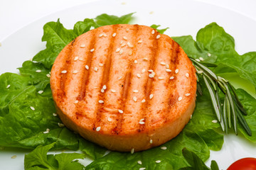 Salmon burger cutlet