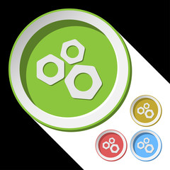 color icons with nuts