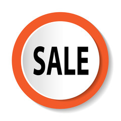 Векторный значок с надписью SALE
