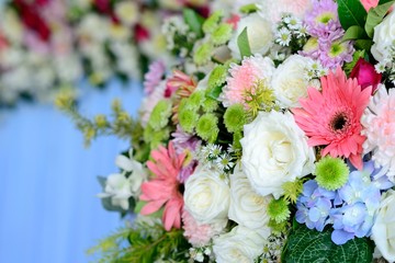 Obraz na płótnie Canvas flowers wedding