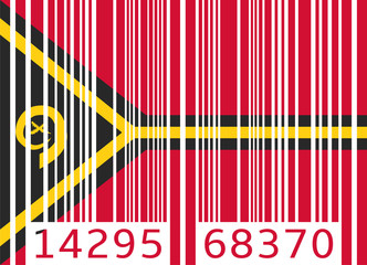 bar code flag vanuatu
