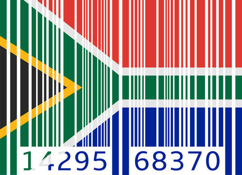 bar code flag south africa