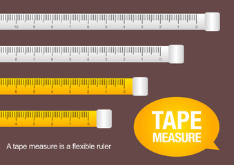 tape measure, vector illustration
