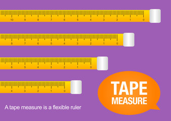 tape measure, vector illustration