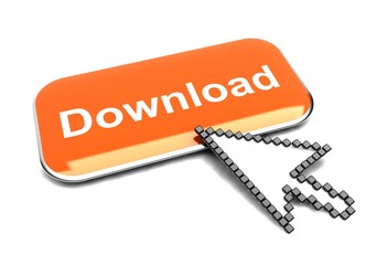 Download button and arrow cursor