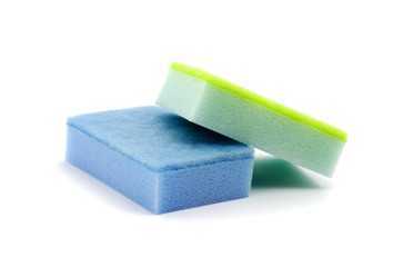 Two cleaning sponges