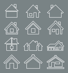 Outline house icon
