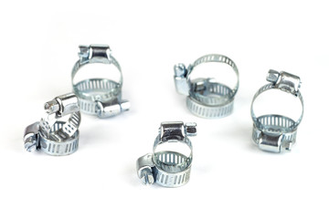 Metal band hose clamp