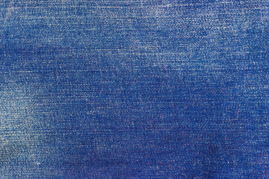 Close-up view of blue jeans background