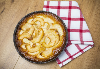 Manzana en pastel