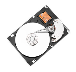 HDD on white