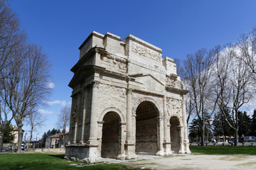 Fototapeta na wymiar arc de Triomphe d'Orange