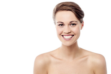 Woman with healthy clean skin