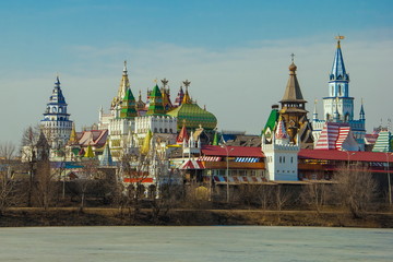 Obraz premium Kremlin in Izmailovo - fabulous Russian architectural style