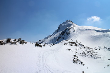 Fototapeta na wymiar Final part to summit of Rippetegg, Austria