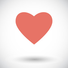 Heart flat icon