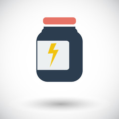 Jar flat icon.