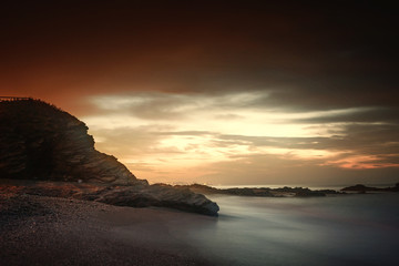 Obraz premium Mediterranean sunset