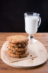 Homemade oatmeal cookies